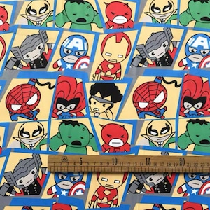 Cartoon Spiderman Polyester wasserdicht, diy nähen Stoff 5