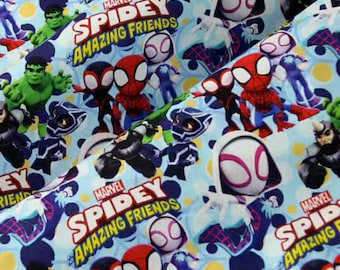cute cartoon spidey cotton, diy sewing fabric by half yard