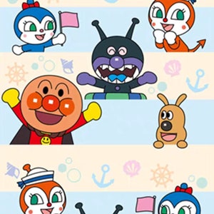 Cartoon Anpanman polyester waterproof, diy sewing fabric 5