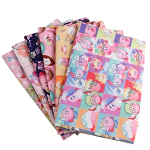 Cute cartoon kirby, cotton , diy sewing fabric