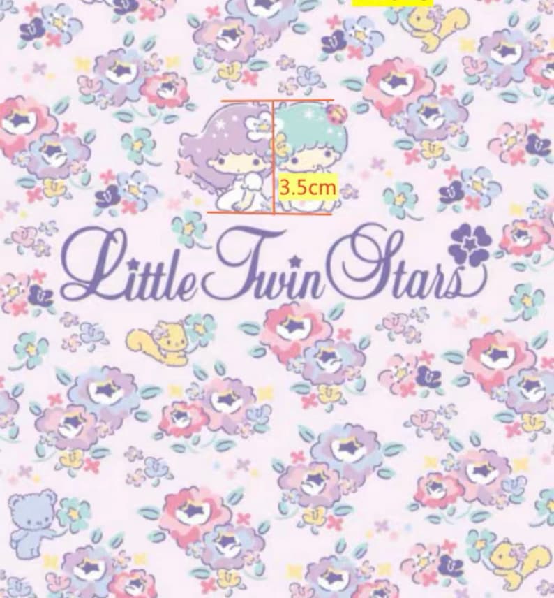 Cartoon kirby polyester waterproof, diy sewing fabric 11