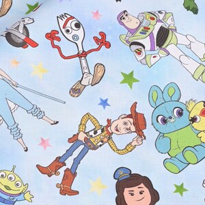 cute cartoon toy story cotton, diy sewing fabric by half yard
