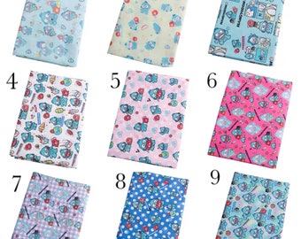 cute cartoon hang yodon polyester  cotton, diy sewing fabric