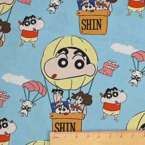かわいい漫画クレヨンしんちゃんの綿、DIY縫製生地