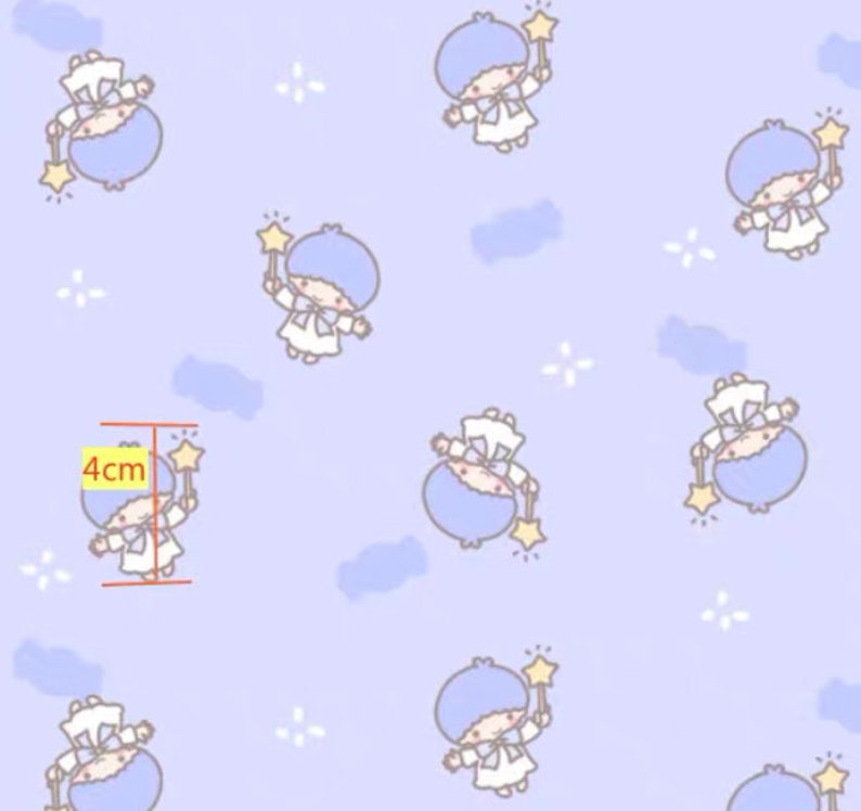 Cartoon kirby polyester waterproof, diy sewing fabric 9