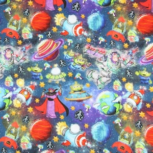 cute cartoon toy story cotton, diy sewing fabric by half yard