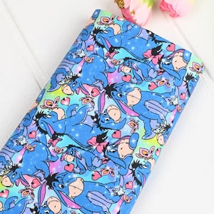 słodka kreskówka Eyore bawełna, tkanina do szycia DIY na pół jarda