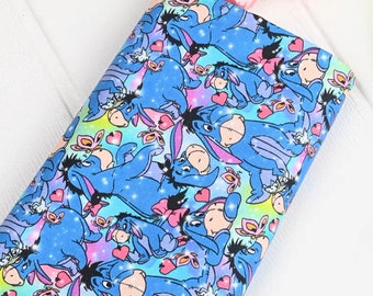 cute cartoon eeyore cotton, diy sewing fabric by half yard