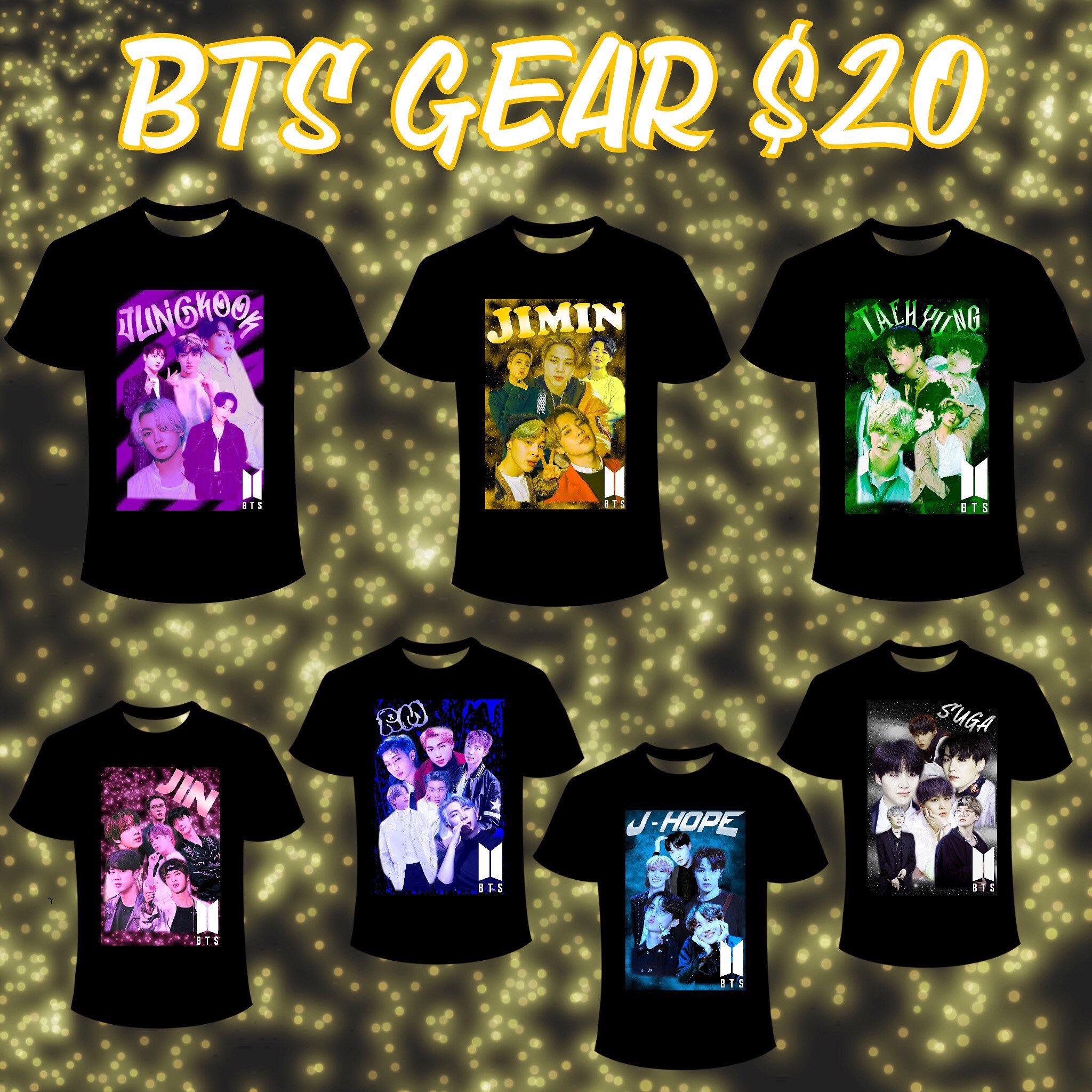 Bts shirt etsy Clearance