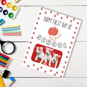 Porte-cartes pour la rentrée scolaire|Porte-cartes Apple| Cadeau pour la rentrée scolaire| Cadeau joyeux premier jour d'école | Cadeau pour professeur|Téléchargement instantané
