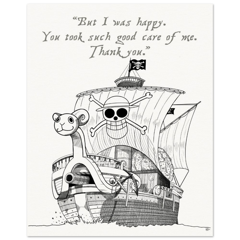 going merry one piece boat Poster for Sale by AnimeTwins