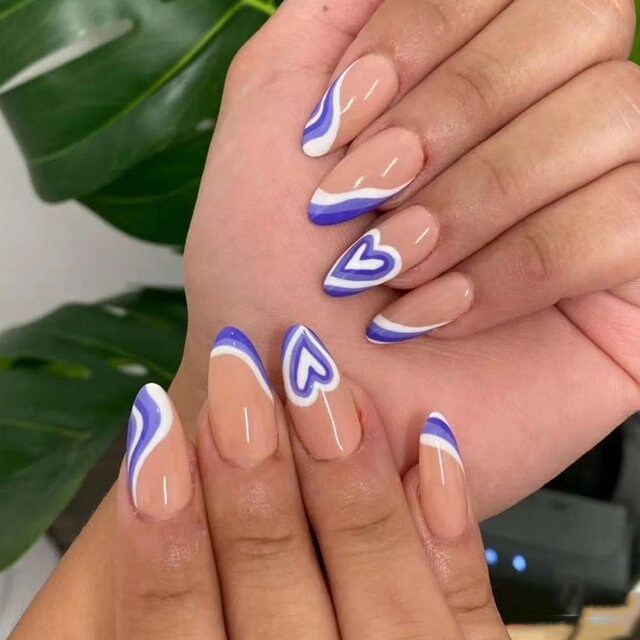 Short Acrylic Nails - Etsy Short Acrylic Nails - Etsy