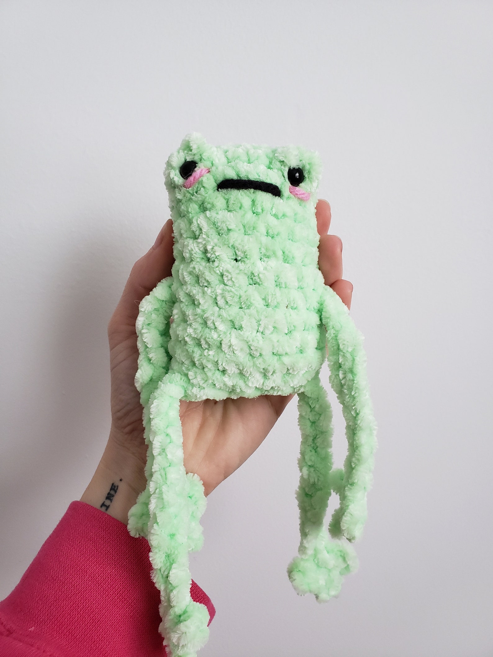 Adult Leggy Froggy Crochet Frog Plushie Frog Plushies Soft Etsy