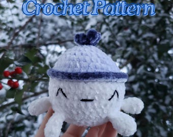 Patrón de crochet de Snowby the Snowball: Amigurumi sin costura (PDF)