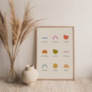 Affirmations Print, Affirmations Poster, Positive Affirmations Poster, Affirmation Wall Print, Positive Affirmations, Office Art,