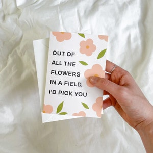 Carte florale, Carte de voeux, Carte vierge, Carte de Saint-Valentin, Carte d'anniversaire, Carte de fleurs, Jolie carte, Carte illustrée, Carte de plante