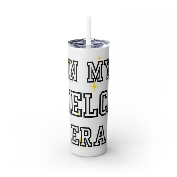 Taylor Swift tumbler with lid and straw