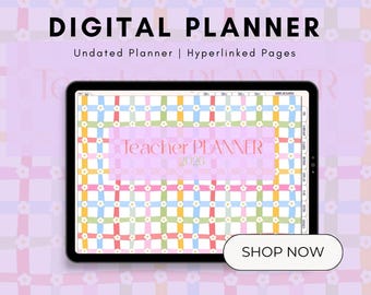 2026 Digital Teacher Planner for iPad | Hyperlinked GoodNotes Planner | undated Teacher Planner AU