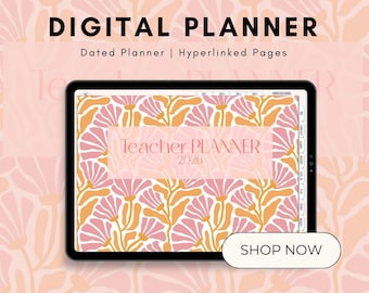 2026 Digital Teacher Planner for iPad | Hyperlinked GoodNotes Planner | Dated Teacher Planner AU