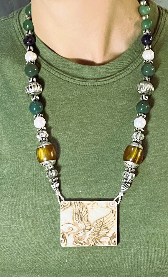 Tibetan Stone Necklace – World Woven