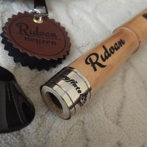 Personalization Flute. Professional Ney Flute. With a quality flute bag.
