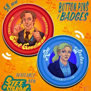 Better Call Saul Badges [58mm]