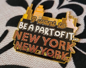 New York, New York Broadway Musical inspired Magnet - I Love New York, Frank Sinatra