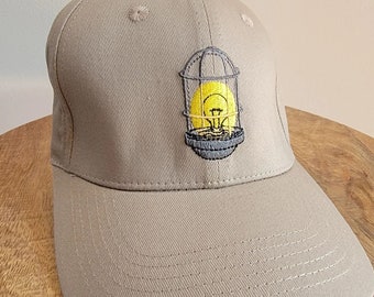 Embroidered Ghost Light Baseball Cap with Adjustable Strap - Theatre Broadway Gift