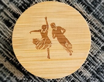 West Side Story Broadway musical inspired bottle open bamboo magnet