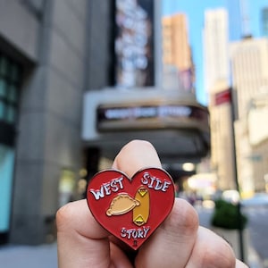 West Side Story Broadway Musical inspired Enamel Pin - Pierogi and Quesito