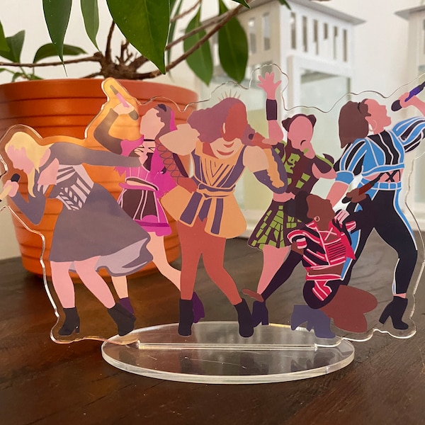 Six Broadway Musical inspired Acrylic Stand