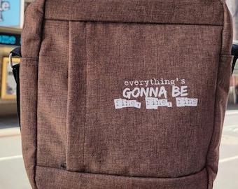 Jagged Little Pill Broadway Musical inspired Tablet Bag - Everything&#39;s gonna be fine fine fine Alanis Morissette