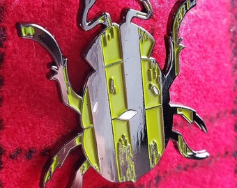Beetlejuice Musical inspired Beetle Enamel Pin - Beetlejuice Broadway