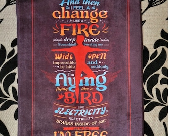 Arte de pared inspirado en el musical de Broadway de Billy Elliot, toalla de golf - Electricidad
