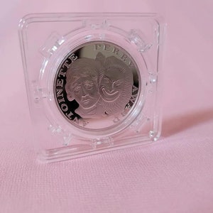 Tony Awards inspired replica medallion Broadway Gift Tonys Souvenir Spinning Silver Plated Coin Tony Award Trophy