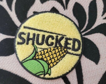 Shucked Broadway Musical inspired Embroidered Chenille Patch