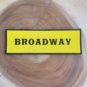 Broadway Embroidered Patch - Inspired by Broadway programs