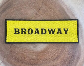 Parche bordado de Broadway: inspirado en los programas de Broadway