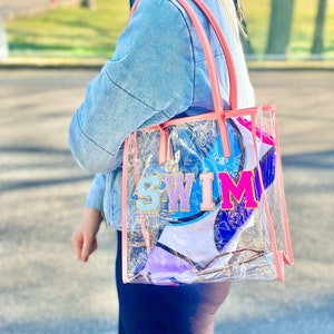 Clear tote purse sales