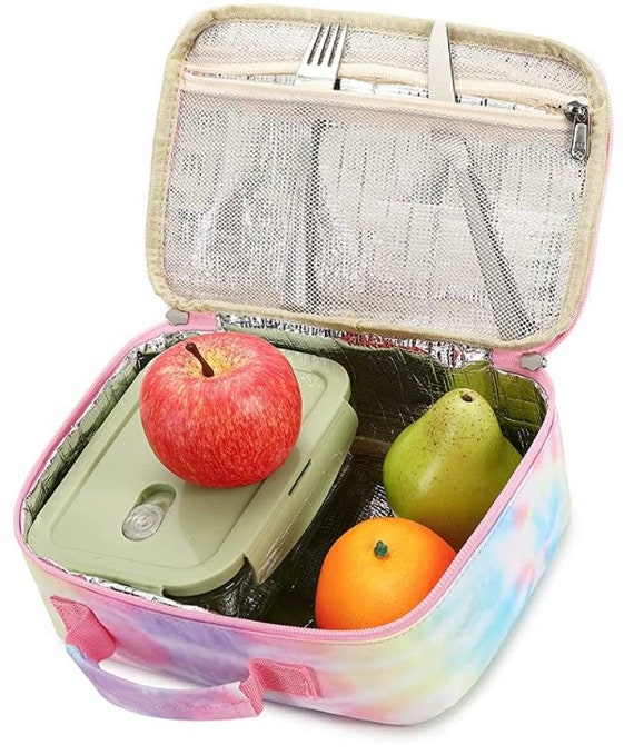 Lunch Box With Patches Lunch Bag for Kids Stoney Clover Tie 