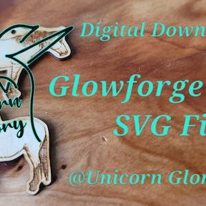Fjord Dun Horse Earrings SVG Laser Cut GlowForge Tested