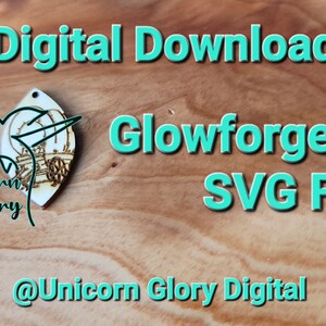 Covered Wagon #21 Engraved Earring Design SVG Digital Download GlowForge Tested