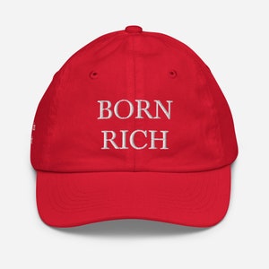 Unapologetically Rich kids Youth baseball cap