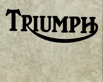Archivo de diseño del logotipo de la motocicleta Triumph (descarga digital - svg, dxf, eps, png)