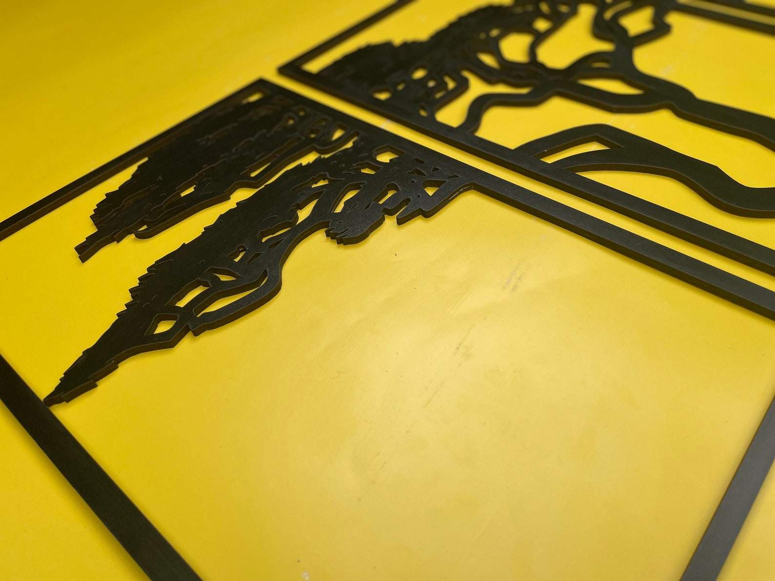 Tree of Life Wall Art Wood Wall Art 3 Piece Wall Art Etsy