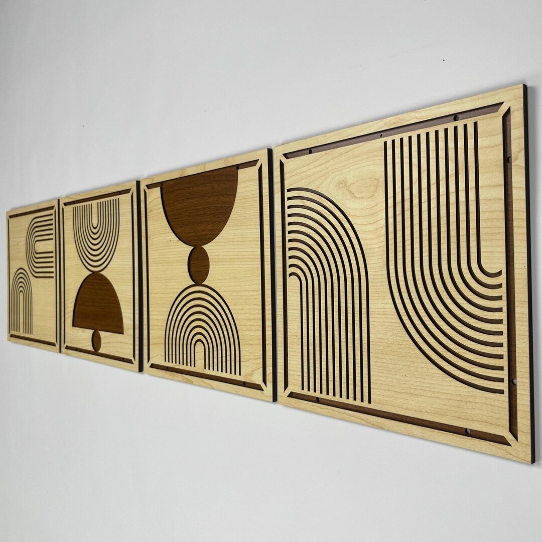 Dunelm Modern Wood Wall Art