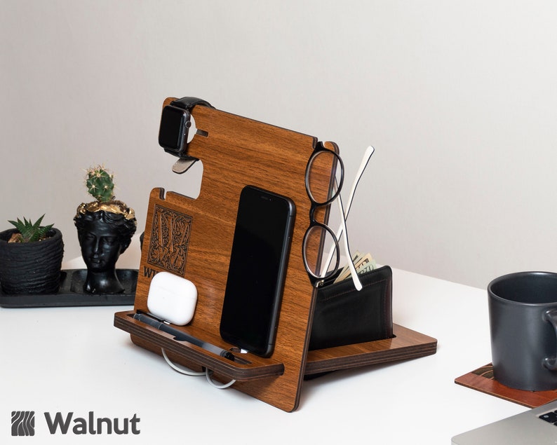 Docking Station Docking Station Men Wood Docking Station Etsy