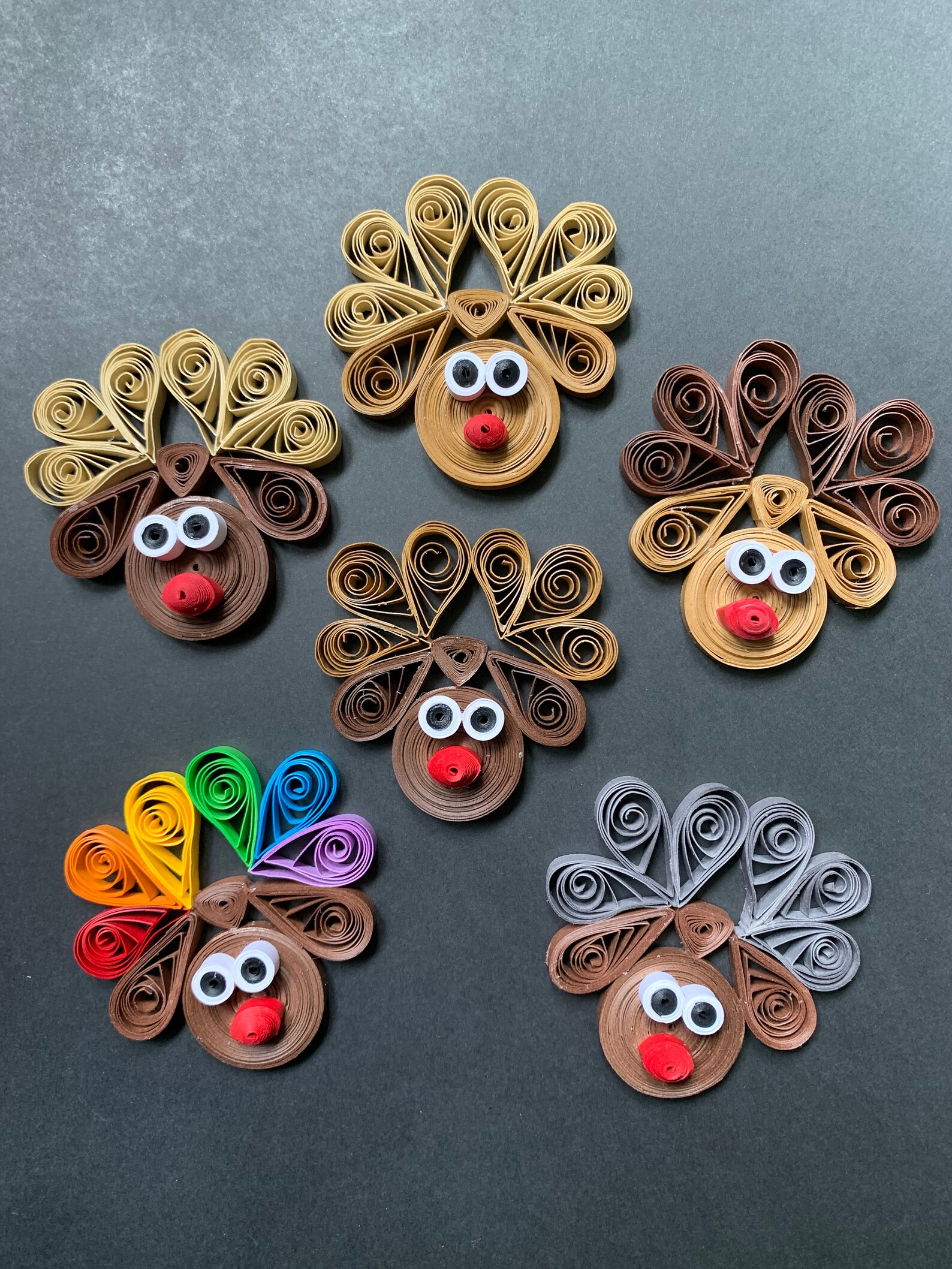 Quilled Reindeer Ornament Etsy