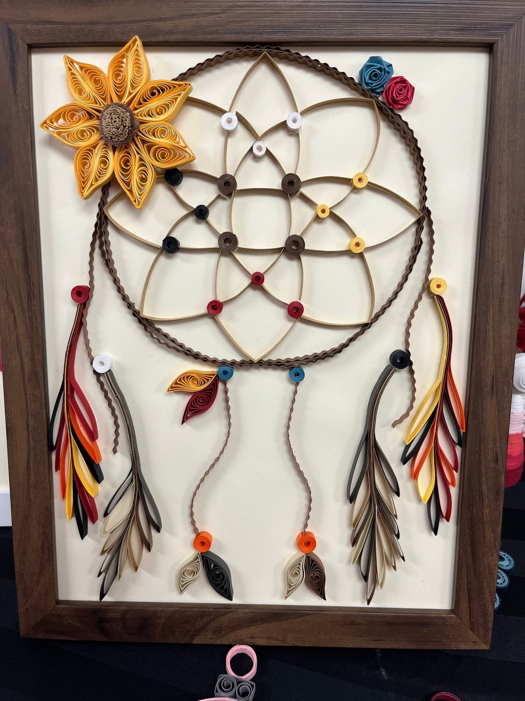 Quilled Dream Catcher Etsy
