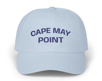 Cape May Point embroidered cap | Dad hat, coastal beach souvenir